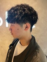 メンズサロン ブロック(Men's Salon bloc) ツーブロック　マッシュショート　ツイストスパイラルパーマ