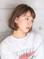 ビュートリアム ギンザ(BEAUTRIUM)&nbsp;ハイライトカラー/ナチュラルベージュボブ/ショートボブ