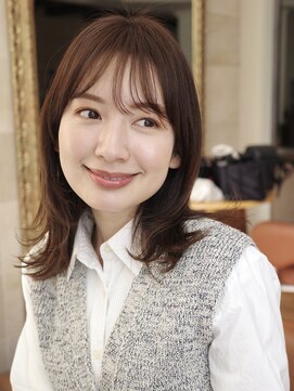 ビュートリアム265(BEAUTRIUM 265) ◆ミディアムレイヤー/レイヤーカット/銀座/くびれヘア/ブラウン