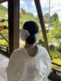 コマリ(comari) 和装キレイめシニヨンも可愛く仕上げます。