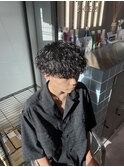 【メンズ】波巻きスパイラルパーマ