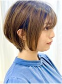 20代30代40代50代大人ナチュラルレイヤーショートボブ