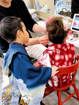 ジラ ヘアアンドメイク(girra HAIR&MAKE) 七五三着付けヘアセット