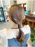 結婚式お呼ばれヘアセット