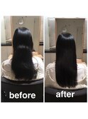 髪質改善ビフォーアフター