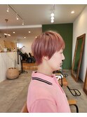 ブリーチ×ピンクベージュ