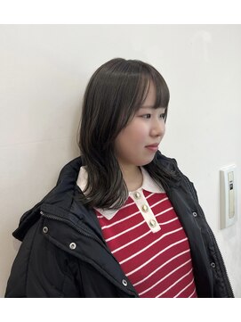 ユーシンエクラ(Yushin eclat) くびれミディアム × チョコグレージュ