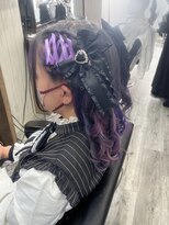 *.レースアップハーフツイン.+