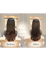 ティア(Tiia)&nbsp;プラチナムストレート×髪質改善