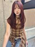 ◆憧れの韓国ヘアに◆ 小顔矯正カット+艶カラー+ケアトリートメント