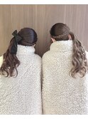 【ライブヘアメ】サイドポニーテール♪