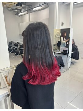 アライブ ハラジュク(ALIVE harajuku) 【ALIVE 夕貴】レッドグラデーションカラー