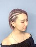 【地毛編み】片サイド 1/4コーンロウ (※4本まで)＋ヘアセット 9000円