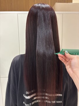 ポート 蕨(PORT) 髪質改善トリートメントでカラーしても艶髪！【高岩美季】