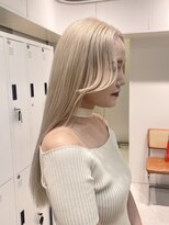 ミーム 原宿 表参道(meme)&nbsp;◎ブロンドハイトーンカラーデザインカラーアンブレラカラー金髪