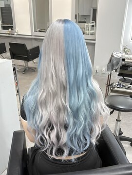 シェイロ(Cielro) 水色×ホワイトカラー/ツートーンデザインカラー