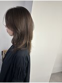 顔まわりレイヤー/オリーブグレージュ
