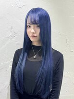 ピチカート 原宿(pizzicato) ブルーラベンダー/ブルーカラー/色落ちシルバー