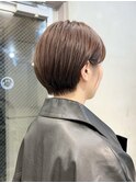 20代30代前髪ありショートマッシュショート丸みショートレイヤー