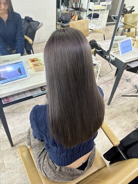 アジールヘア 所沢プロペ通り店(agir hair) ダークアッシュハイブリーチダブルカラー似合わせカット所沢