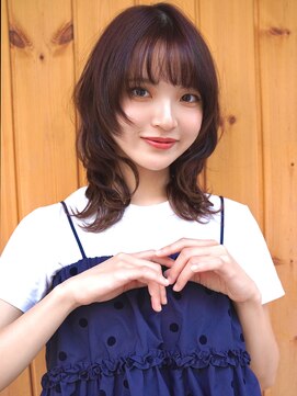 ブゾン(buZon) 【buZon高田馬場】ミディアムマッシュウルフ×小顔レイヤー