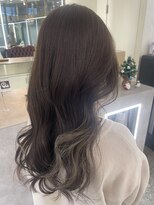 リフトバイマグ 松本駅前店(lift by mag)&nbsp;20代30代大人かわいい艶感グレージュインナカラーロング