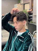 リッチブランドアンドコー(Rich Brand&Co)&nbsp;センターパート/ニュアンスパーマ/韓国/フェーザーパーマ/眉毛