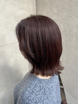 インフィニティー infinity HAIR SPACE BLOOM ワインレッド