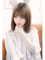 モナザスカイ 栄(MONA the SKY)&nbsp;【MONA】ナチュラルレイヤー/ミディアムボブ/ショコララテカラー