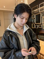 サラビューティーサイト 九大学研都市店(SARA Beauty Sight)&nbsp;メンズスタイル/センターパート/透明感カラー/韓国風セット