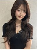 札幌大通レイヤーカットハッシュカット髪質改善韓国ボブ顔周り