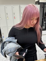 シカ 神戸三宮元町店(Cica) ピンクカラー 春カラー ペールピンク 三ノ宮