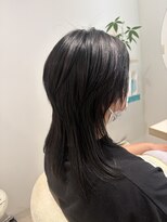 ビーエフサロン(BxF SALON) 美髪ストレートで魅せる大人可愛い艶髪ウルフ