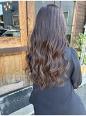 コテ巻きロングヘア