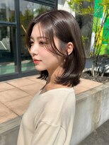 ヘアーアンドエステ ハラダ 滝ノ水店(Hair&Esthe Harada) ブリーチなしダブルカラー/ミディアムレイヤーカット/髪質改善