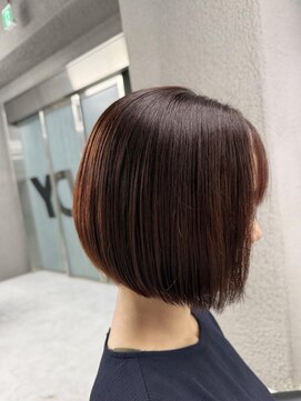 バディ 中野駅前店(BUDDY) カッパーブラウン×ボブ【中野美容室/新中野】