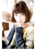 【表参道】ナチュラルボブ！前髪＆顔周りで見せる小顔カット！！