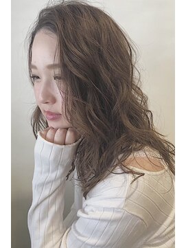 レセ 南柏店(Laissez) ニュアンスウェーブ スタイル/センターパート【レセ南柏店】