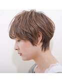 大人マッシュ丸みショート