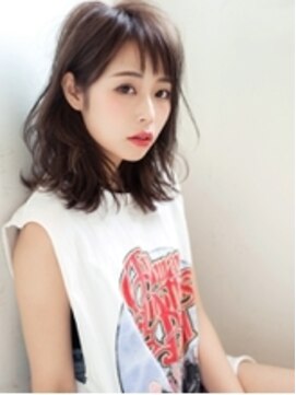 フロウ(n.flow) ボルドー×セミウェット☆暗髪系大人モードボブ