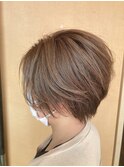 ショート ハンサムショート 耳かけ @岩下裕紀