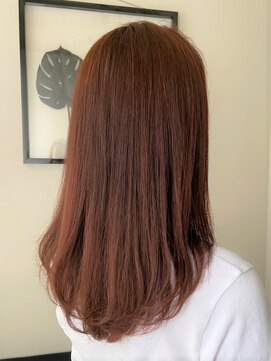 カミットチャーチ(KAMITTO CHUUCH) オレンジベージュ×ローレイヤーロング