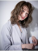 小顔シースルーバングくせ毛風こなれヘアr大宮10代20代30代