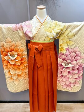 ローラ 本店(Rola) 【Fー14】白地牡丹