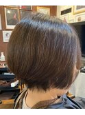 前下がりグラデーションボブ