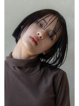 オースティン 登戸向ケ丘遊園(AUSTIN) 大人かわいい前髪セシルカットココアブラウンフリンジウェーブ