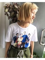 フィン(fin,)&nbsp;fin,/外ハネボブ/セクションカラー/グラデーションカラー