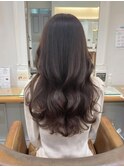 秋らしいマロンブラウン 韓国レイヤー【横浜】