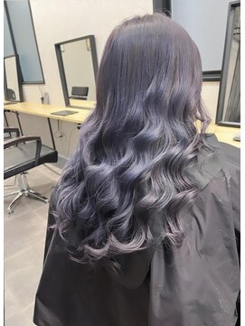 エル オオサカ 心斎橋店(L. OSAKA) ラベンダーグレー_チェリーブラウンフェミニンロング_KO20