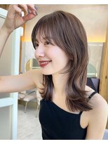 アフロートリノ(AFLOAT Leino) 小顔ヘルシーレイヤースタイル透明感カラー【修】20代30代40代